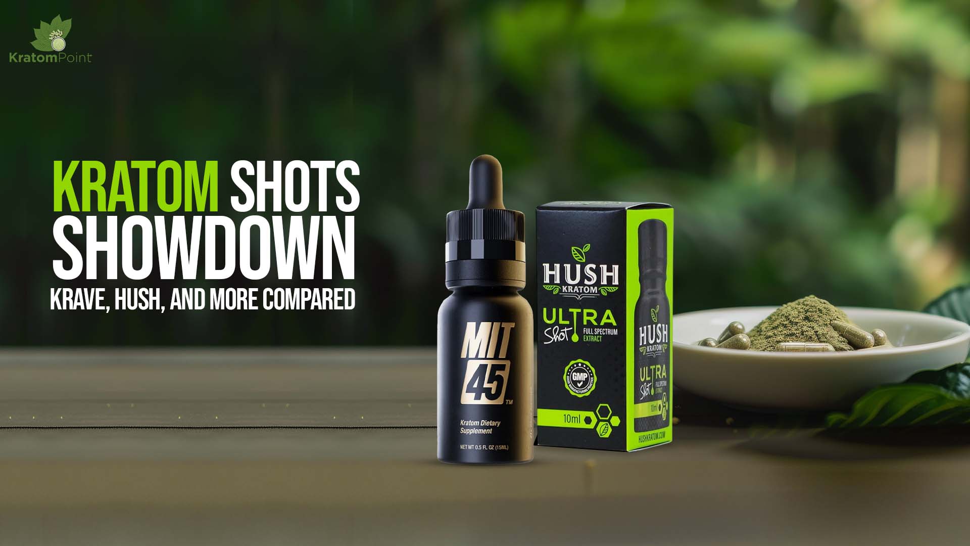 Kratom Shots Showdown: Krave, Hush, and More Compared