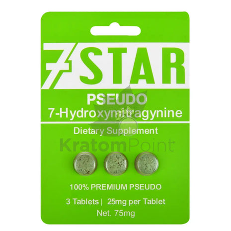 7 Star Pseudo Hydroxy Kratom 3 Tablets Hydroxy
