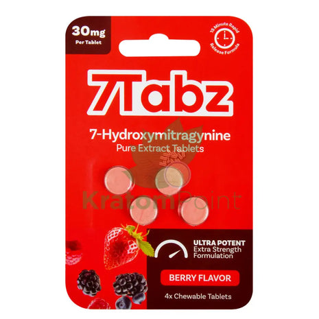 7Tabz Ultra Potent 30mg Hydroxy Berry Flavor Tablets 4 count Hydroxy