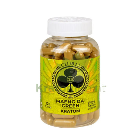 Club 13 Kratom Green Maeng Da Capsules 120 Count