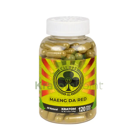 Club 13 Kratom Red Maeng Da Capsules 120 Count