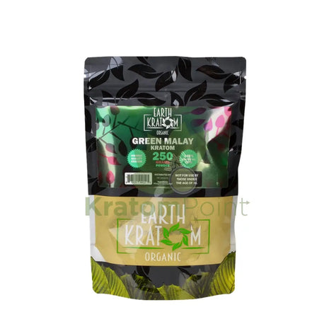 Earth Kratom Green Malay 250 Grams Powder
