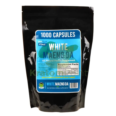 Green Monkey Kratom White Maeng Da 1000 Count Capsules