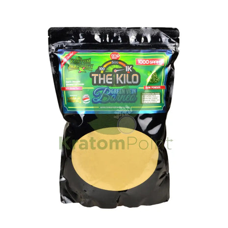 Kratom Pharmacy Powder Green Vein Borneo 1kg bag