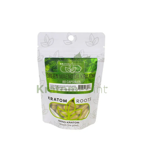 Kratom Roots Nano Green Maeng Da 80 Capsules