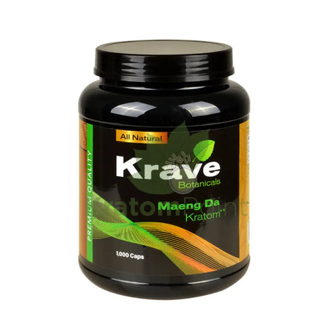 Krave Kratom Maeng Da Capsules, 1000 count