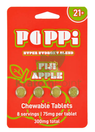 POPPi Hyper Hydroxy Blend 75mg Fiji Apple Tablets 4 count Hydroxy