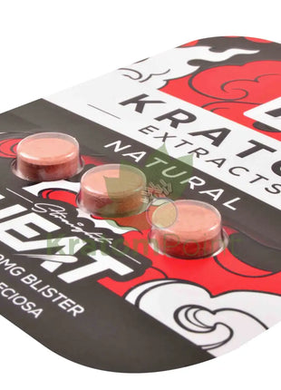 Straight Heat Natural Kratom Extract 200mg Tablets 3ct