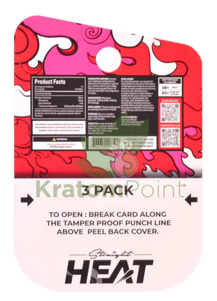 Straight Heat Pink Lemonade Kratom Extract 200mg Tablets 3ct