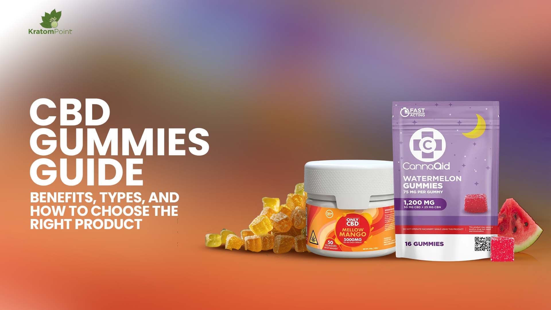 CBD Gummies Guide: Benefits, Types, and How to Choose the Right Product