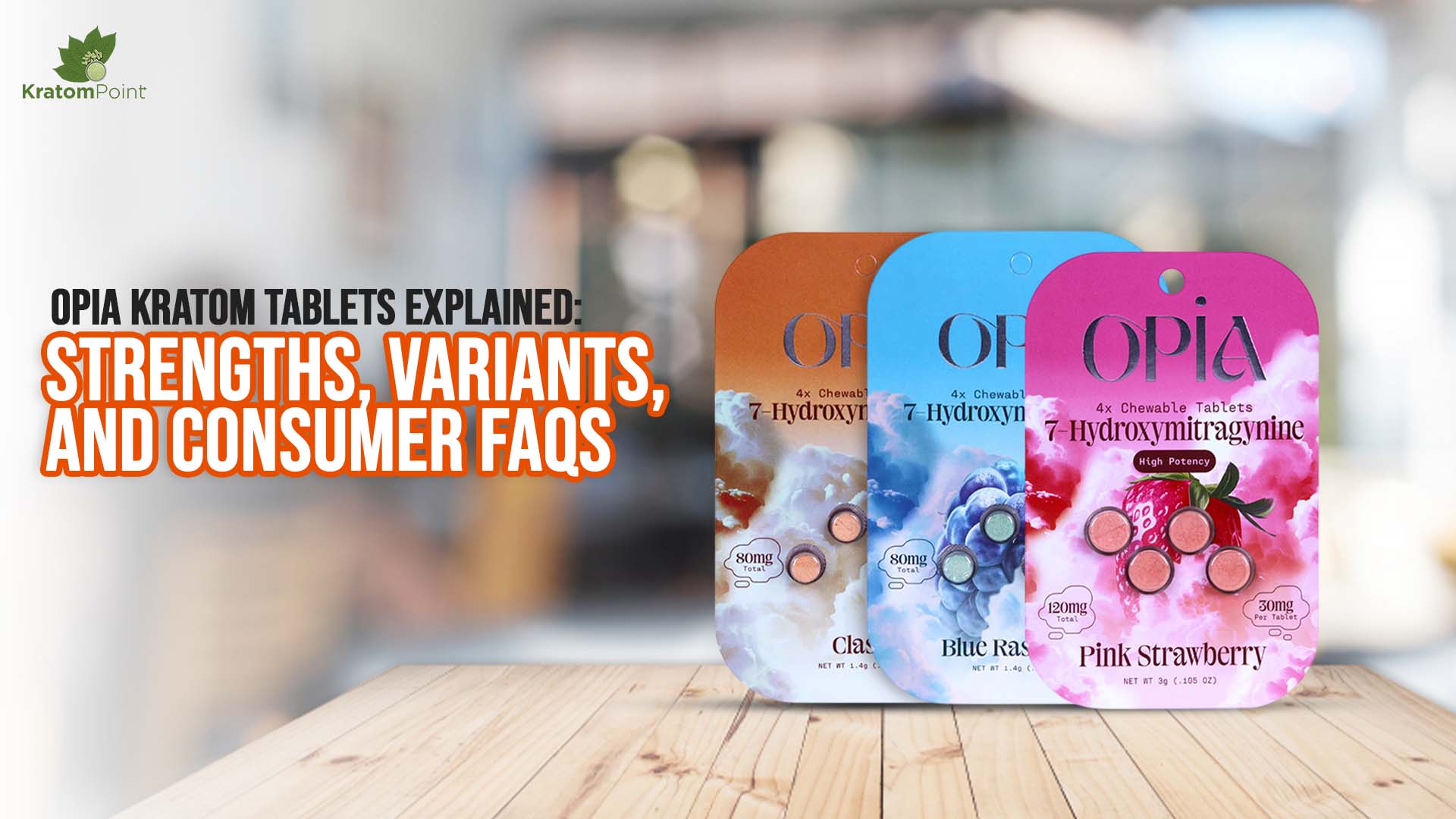 Opia Kratom Tablets Explained: Strengths, Variants, and Consumer FAQs