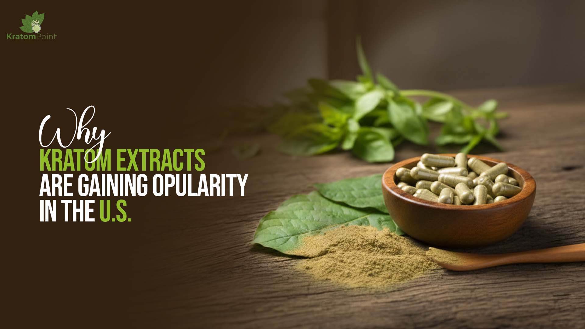 Why Kratom Extracts Are Gaining Popularity in the U.S.