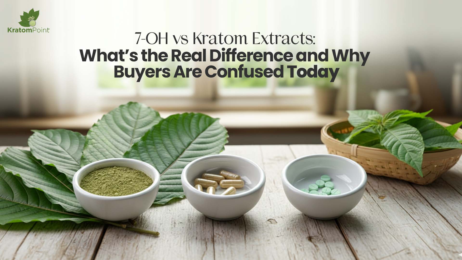 7-OH vs Kratom Extracts: What’s the Real Difference and Why Buyers Are Confused Today