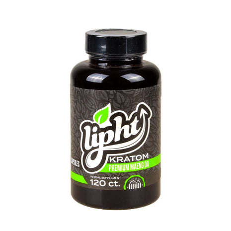 Lipht Kratom Premium Green Maeng Da Capsules 120ct