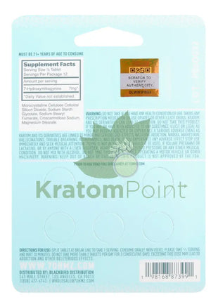 7 OHMZ Kratom 6 Tablets Hydroxy