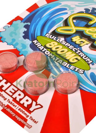 7 Seas Cherry Full Spectrum Kratom Tablets 800mg 4ct kratom extract