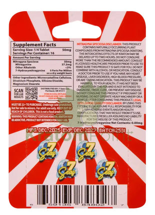 7 Seas Cherry Full Spectrum Kratom Tablets 800mg 4ct kratom extract