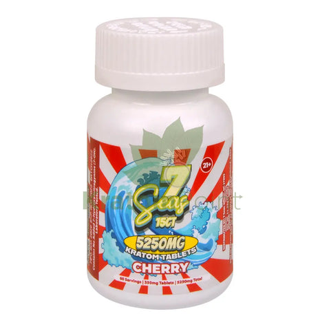 7 Seas Cherry Kratom Tablets 5250mg 15ct - kratom extract
