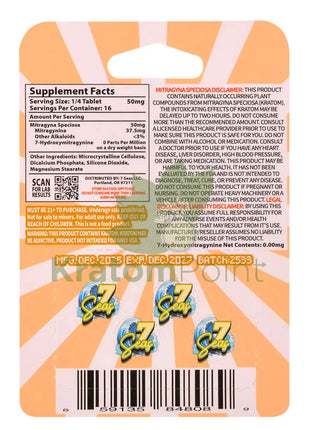 7 Seas Natural Full Spectrum Kratom Tablets 800mg 4ct kratom extract