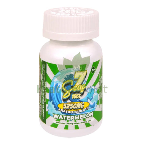 7 Seas Watermelon Kratom Tablets 5250mg 15ct - kratom extract