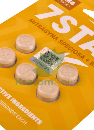 7 Star Mitragyna Speciosa + Boost 225mg Tablets 5ct