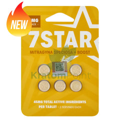 7 Star Mitragyna Speciosa + Boost 225mg Tablets 5ct