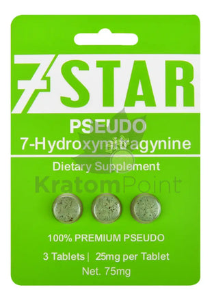 7 Star Pseudo Hydroxy Kratom 3 Tablets Hydroxy