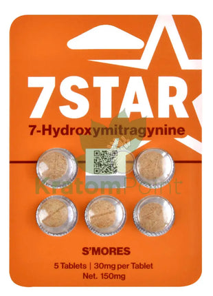 7 Star S’Mores Hydroxy Kratom 5 Tablets Hydroxy