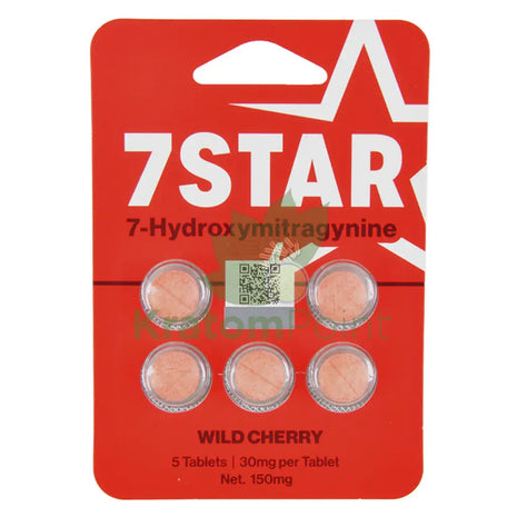7 Star Wild Cherry Hydroxy Kratom 5 Tablets Hydroxy