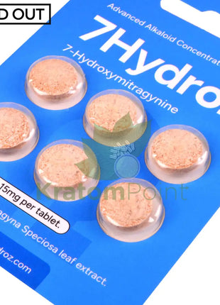 7Hydroz 7-OH 15mg Tablets 6ct Hydroxy