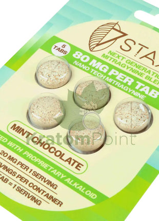 7Stax Nano Tech Mitragynine Mint Chocolate Tablets 80mg 5 count