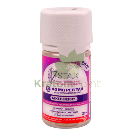 7Stax Nano Tech Mitragynine Mixed Berry Tablets 40mg 15 count