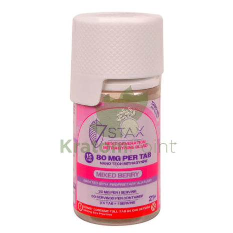 7Stax Nano Tech Mitragynine Mixed Berry Tablets 80mg 15 count