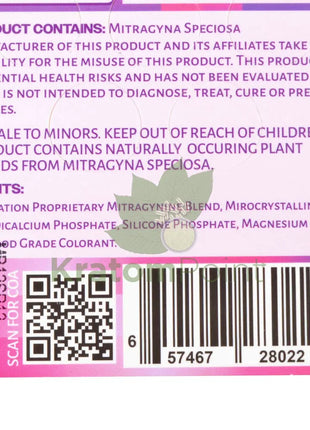 7Stax Nano Tech Mitragynine Mixed Berry Tablets 80mg 5 count