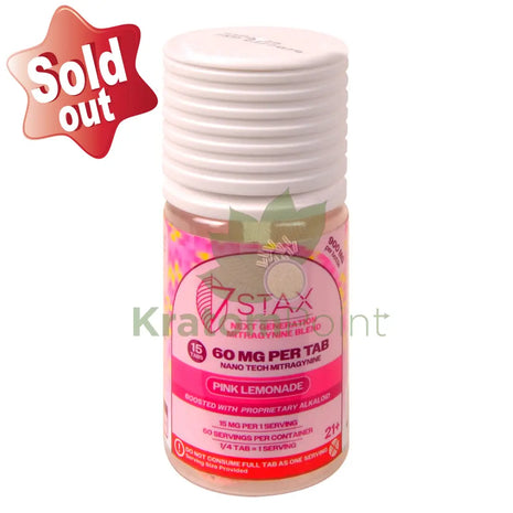 7Stax Nano Tech Mitragynine Pink Lemonade Tablets 60mg 15 count kratom extract
