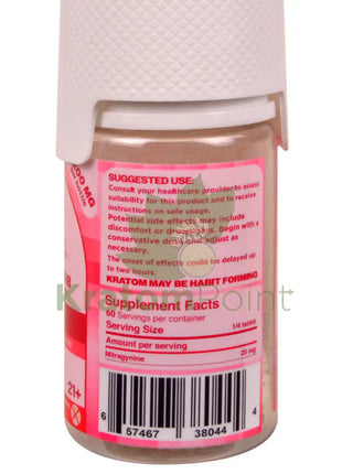 7Stax Nano Tech Mitragynine Strawberry Tablets 80mg 15 count