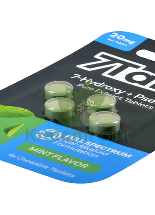 7Tabz + Pseudo Mint Hydroxymitragynine Kratom Tablets 4 count Hydroxy