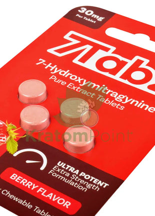 7Tabz Ultra Potent 30mg Hydroxy Berry Flavor Tablets 4 count Hydroxy