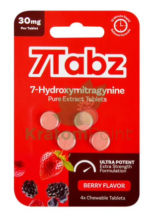 7Tabz Ultra Potent 30mg Hydroxy Berry Flavor Tablets 4 count Hydroxy