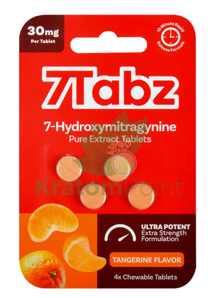 7Tabz Ultra Potent 30mg Hydroxy Tangerine Flavor Tablets 4 count Hydroxy
