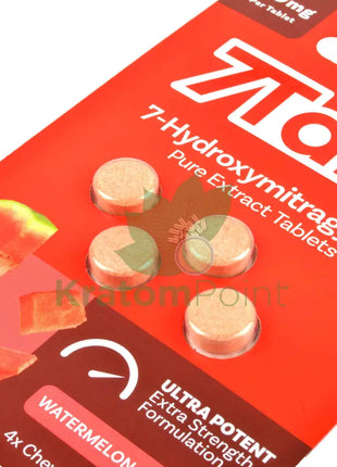 7Tabz Ultra Potent 30mg Hydroxy Watermelon Flavor Tablets 4 count Hydroxy