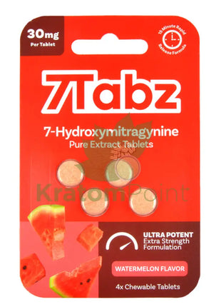7Tabz Ultra Potent 30mg Hydroxy Watermelon Flavor Tablets 4 count Hydroxy