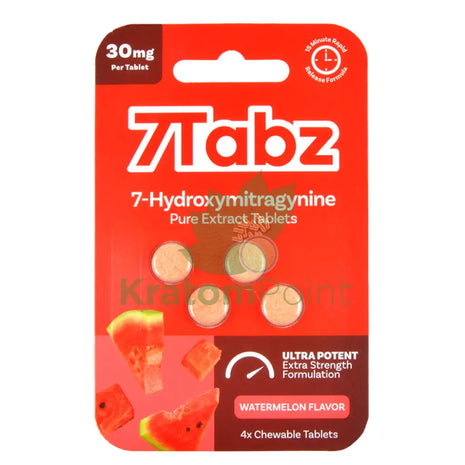 7Tabz Ultra Potent 30mg Hydroxy Watermelon Flavor Tablets 4 count Hydroxy