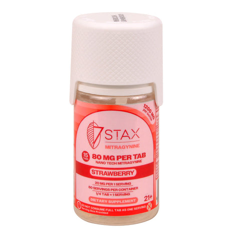 7Stax Nano Tech Mitragynine Strawberry Tablets 80mg 15 count - kratom extract