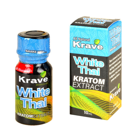 Krave White Thai Kratom Extract, 10ml, 1 bottle