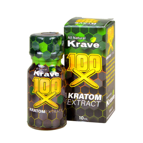 Krave Kratom 100X Extract 10Ml 1 Bottle
