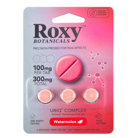 Roxy Botanicals 100mg Uriq Complex Watermelon Tablets, 3ct