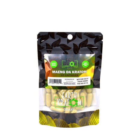 Earth Kratom Maeng Da Capsules 65 Count