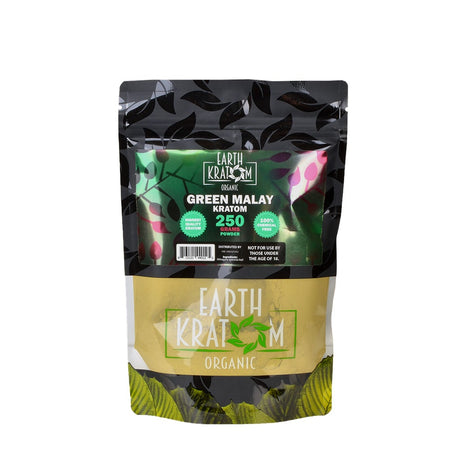 Earth Kratom Green Malay 250 Grams Powder