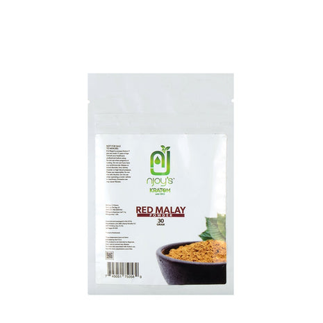 Njoys Red Malay Kratom Powder 30 Grams